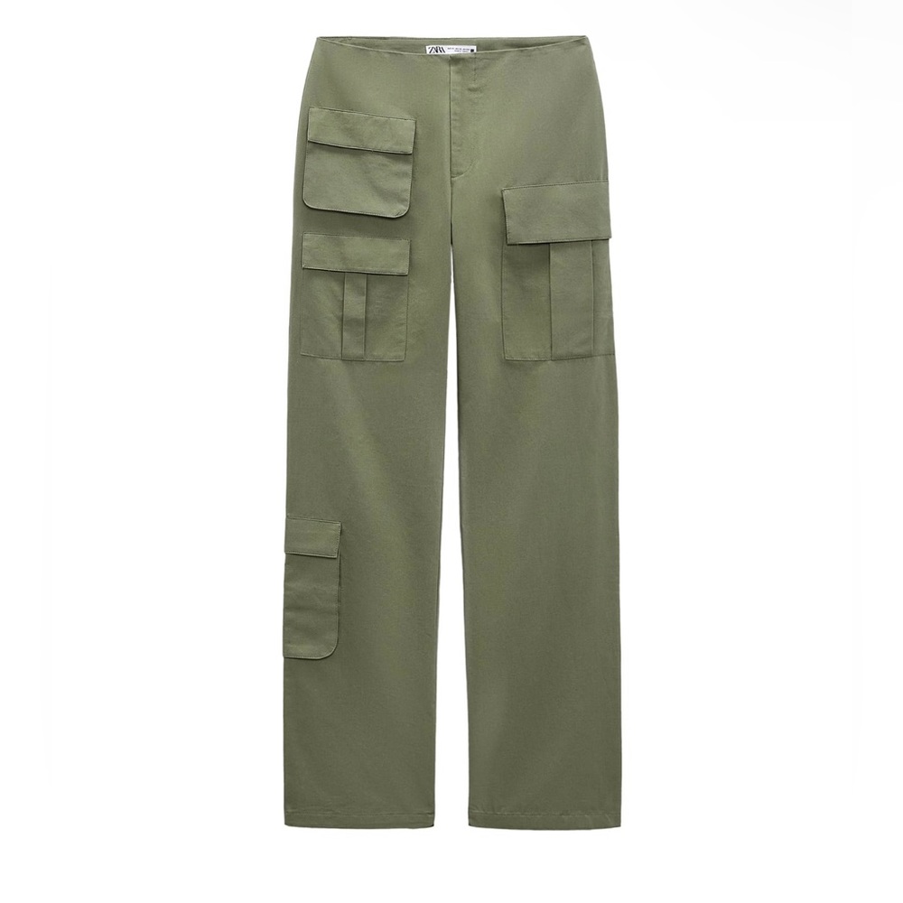 ZARA / PATCH POCKET PANTS